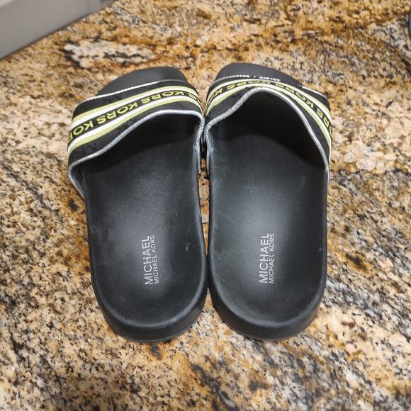 Michael Kors Black Mens Slide Sandals Size 8M main image 2